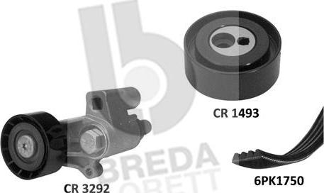 Breda Lorett KCA0023 - Kit Cinghie Poly-V www.autoricambit.com