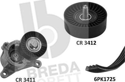 Breda Lorett KCA0022 - Kit Cinghie Poly-V www.autoricambit.com