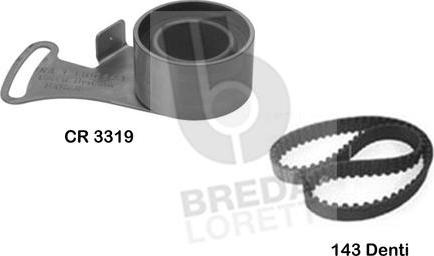 Breda Lorett KCD0411 - Kit cinghie dentate www.autoricambit.com