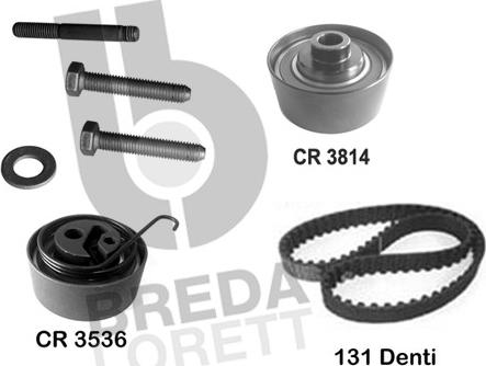 Breda Lorett KCD0621 - Kit cinghie dentate www.autoricambit.com