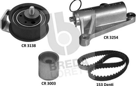 Breda Lorett KCD0623 - Kit cinghie dentate www.autoricambit.com