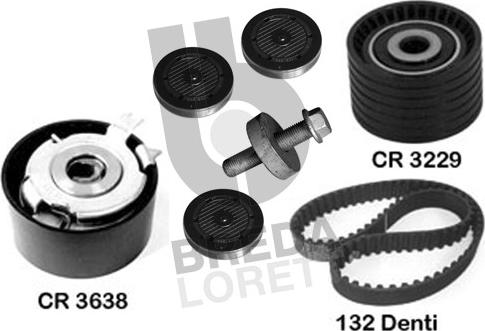 Breda Lorett KCD0036 - Kit cinghie dentate www.autoricambit.com