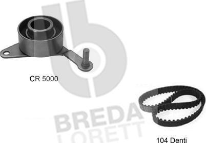 Breda Lorett KCD0195 - Kit cinghie dentate www.autoricambit.com