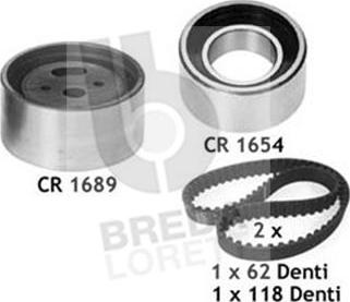 Breda Lorett KCD0117 - Kit cinghie dentate www.autoricambit.com