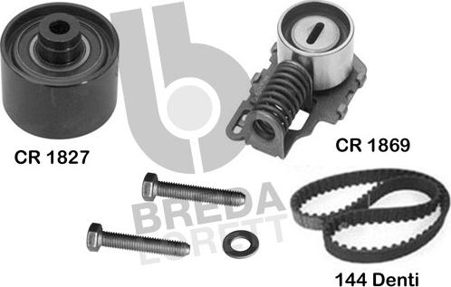 Breda Lorett KCD0124 - Kit cinghie dentate www.autoricambit.com