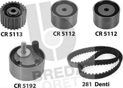 Breda Lorett KCD0317 - Kit cinghie dentate www.autoricambit.com