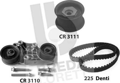 Breda Lorett KCD0370 - Kit cinghie dentate www.autoricambit.com