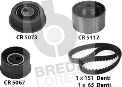 Breda Lorett KCD0298 - Kit cinghie dentate www.autoricambit.com