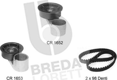 Breda Lorett KCD0202 - Kit cinghie dentate www.autoricambit.com