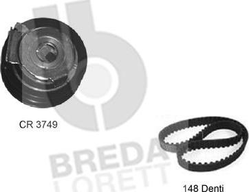 Breda Lorett KCD0225 - Kit cinghie dentate www.autoricambit.com