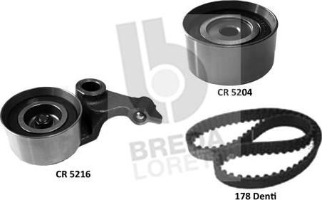 Breda Lorett KCD0744 - Kit cinghie dentate www.autoricambit.com