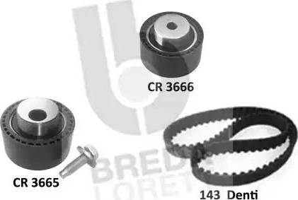 Breda Lorett KCD0779 - Kit cinghie dentate www.autoricambit.com