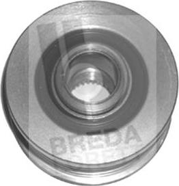 Breda Lorett RLA3855 - Puleggia cinghia, Alternatore www.autoricambit.com