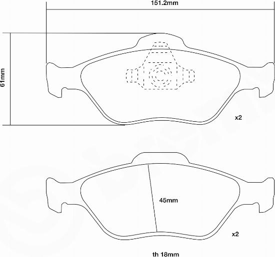 Brembo 07.B314.43 - Kit pastiglie freno per elevate prestazioni www.autoricambit.com