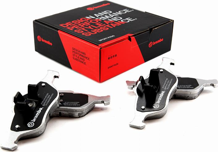 Brembo 07.B314.43 - Kit pastiglie freno per elevate prestazioni www.autoricambit.com