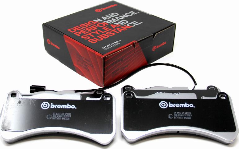 Brembo 07.B314.65 - Kit pastiglie freno per elevate prestazioni www.autoricambit.com