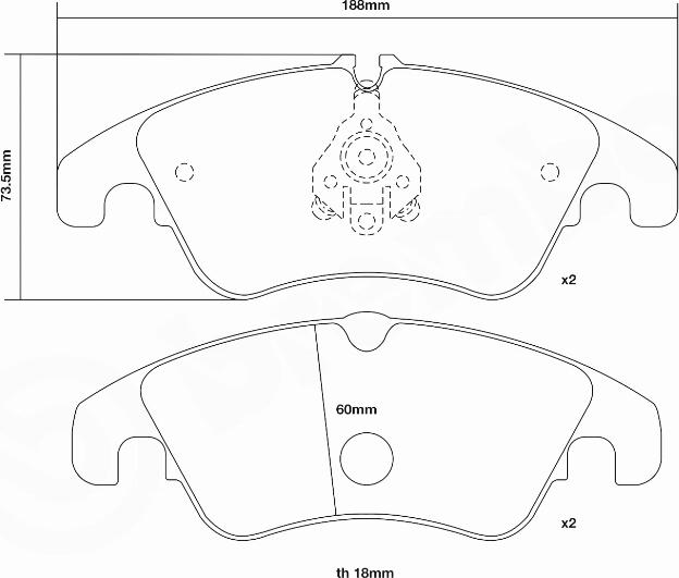 Brembo 07.B314.05 - Kit pastiglie freno per elevate prestazioni www.autoricambit.com