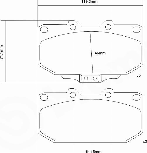 Brembo 07.B314.10 - Kit pastiglie freno per elevate prestazioni www.autoricambit.com