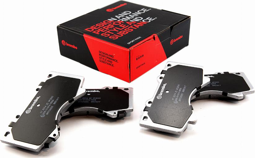 Brembo 07.B314.25 - Kit pastiglie freno per elevate prestazioni www.autoricambit.com