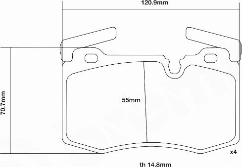 Brembo 07.B314.74 - Kit pastiglie freno per elevate prestazioni www.autoricambit.com