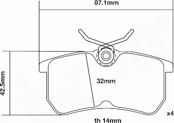 Brembo 07.B315.94 - Kit pastiglie freno per elevate prestazioni www.autoricambit.com