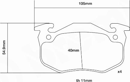 Brembo 07.B315.13 - Kit pastiglie freno per elevate prestazioni www.autoricambit.com