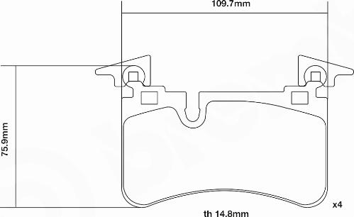 Brembo 07.B315.80 - Kit pastiglie freno per elevate prestazioni www.autoricambit.com