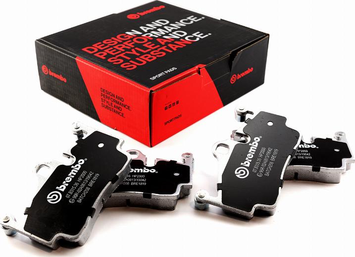 Brembo 07.B315.36 - Kit pastiglie freno per elevate prestazioni www.autoricambit.com