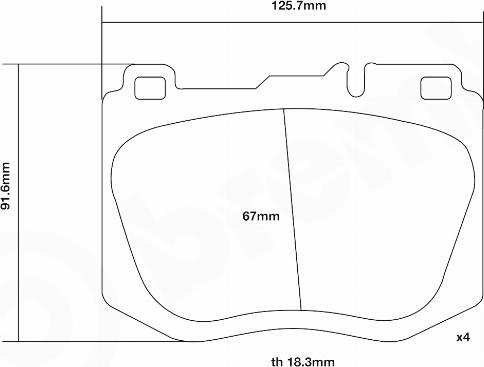 Brembo 07.D435.45 - Kit pastiglie freno per elevate prestazioni www.autoricambit.com