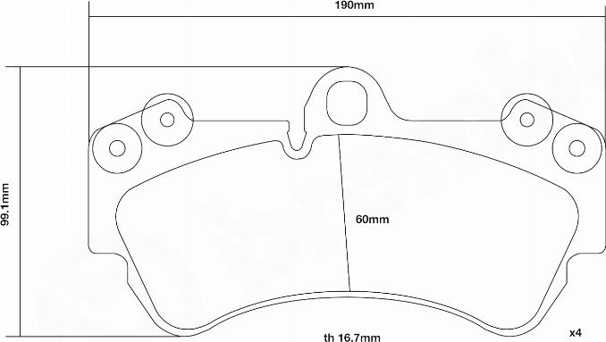 Brembo 07.D435.41 - Kit pastiglie freno per elevate prestazioni www.autoricambit.com