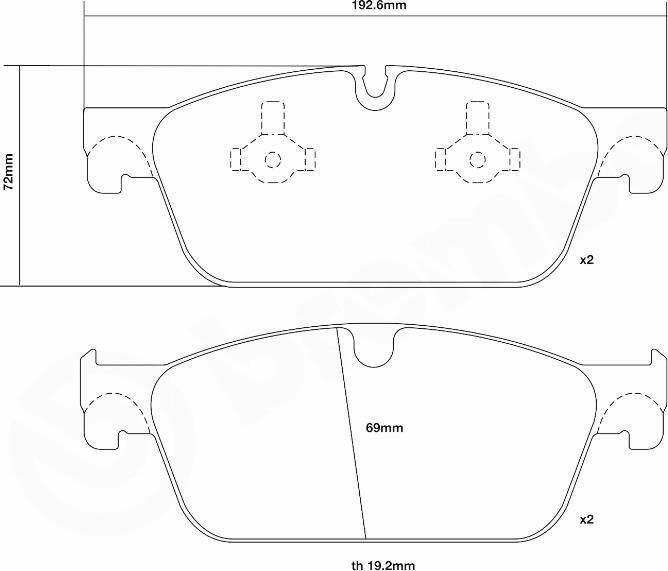 Brembo 07.D435.47 - Kit pastiglie freno per elevate prestazioni www.autoricambit.com