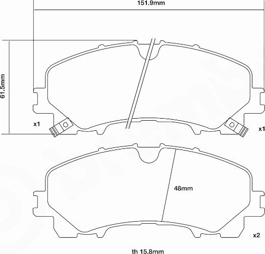 Brembo 07.D435.58 - Kit pastiglie freno per elevate prestazioni www.autoricambit.com