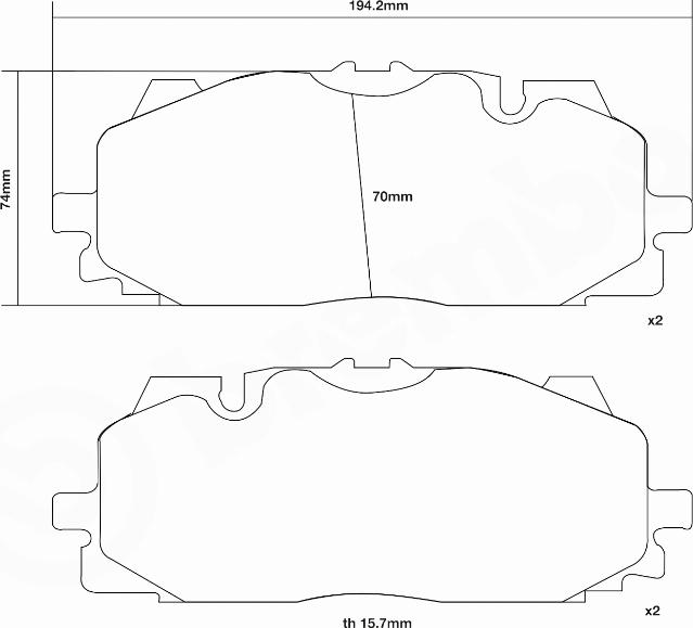 Brembo 07.D435.61 - Kit pastiglie freno per elevate prestazioni www.autoricambit.com