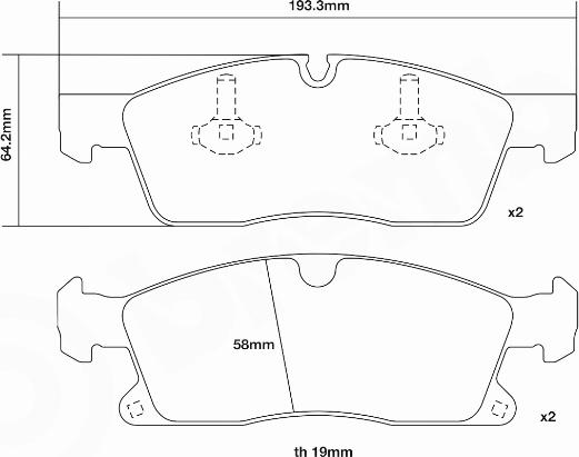 Brembo 07.D435.12 - Kit pastiglie freno per elevate prestazioni www.autoricambit.com