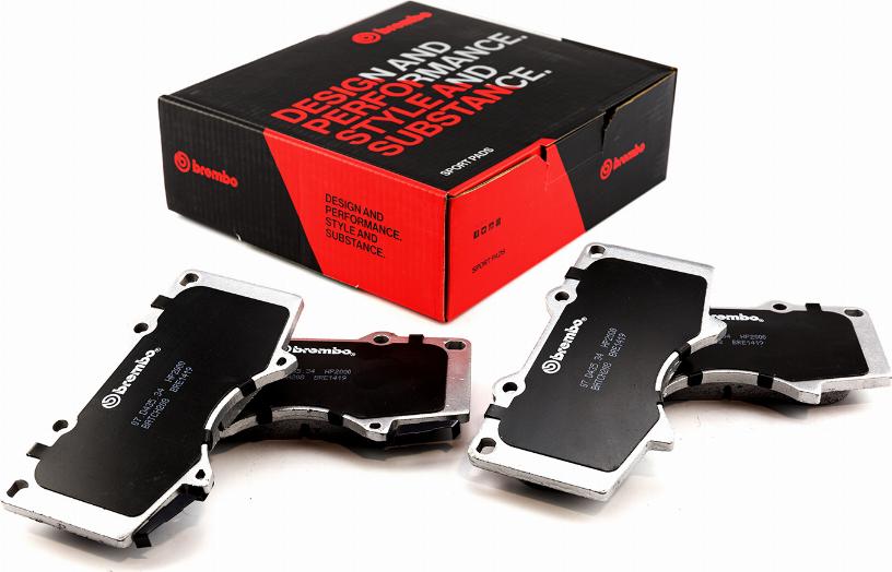 Brembo 07.D435.34 - Kit pastiglie freno per elevate prestazioni www.autoricambit.com