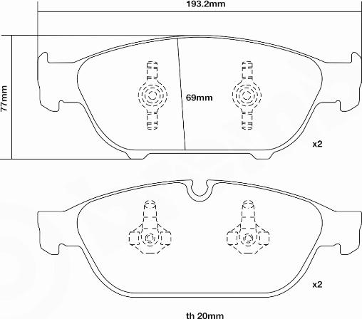 Brembo 07.D435.23 - Kit pastiglie freno per elevate prestazioni www.autoricambit.com