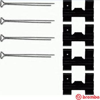 Brembo A 02 256 - Kit accessori, Pastiglia freno www.autoricambit.com