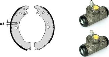 Brembo H 61 015 - Kit freno, freni a tamburo www.autoricambit.com