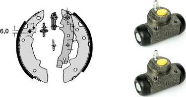 Brembo H 68 008 - Kit freno, freni a tamburo www.autoricambit.com