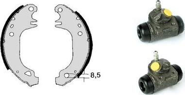 Brembo H 68 026 - Kit freno, freni a tamburo www.autoricambit.com