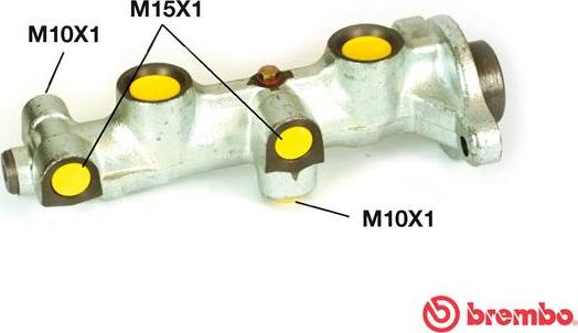 Brembo M 59 028 - Cilindro maestro del freno www.autoricambit.com