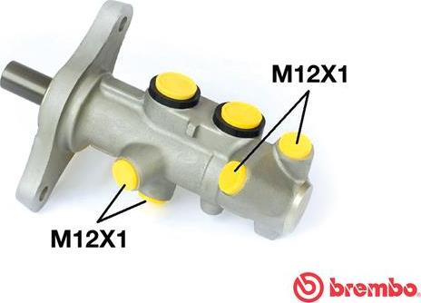 Brembo M 85 001 - Cilindro maestro del freno www.autoricambit.com