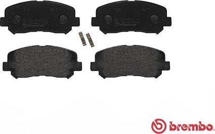 Brembo P 49 045 - Kit pastiglie freno, Freno a disco www.autoricambit.com