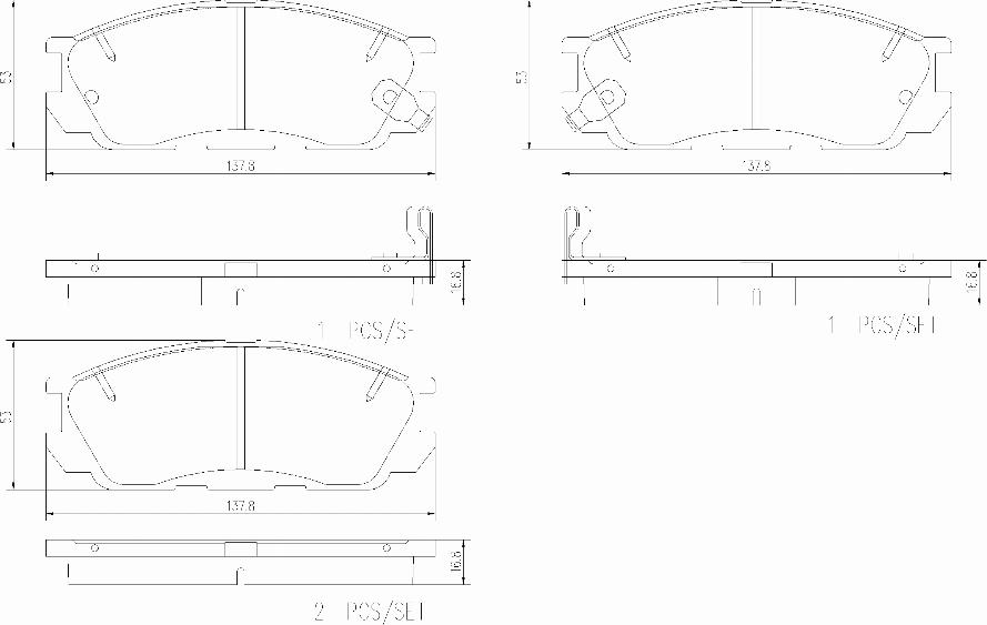 Brembo P49066N - Kit pastiglie freno, Freno a disco www.autoricambit.com