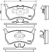 Brembo P 49 004 - Kit pastiglie freno, Freno a disco www.autoricambit.com