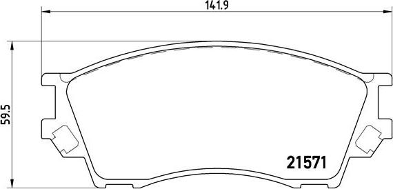 Brembo P 49 019 - Kit pastiglie freno, Freno a disco www.autoricambit.com