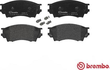 Brembo P 49 019 - Kit pastiglie freno, Freno a disco www.autoricambit.com