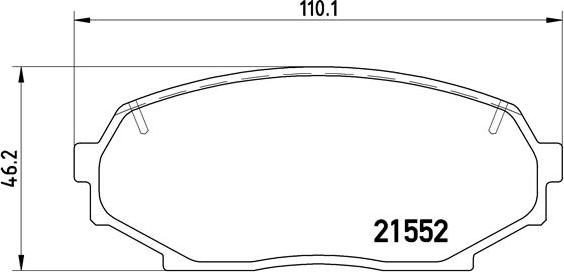 Brembo P 49 017 - Kit pastiglie freno, Freno a disco www.autoricambit.com