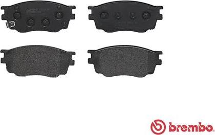 Brembo P 49 033 - Kit pastiglie freno, Freno a disco www.autoricambit.com