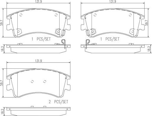 Brembo P49032N - Kit pastiglie freno, Freno a disco www.autoricambit.com